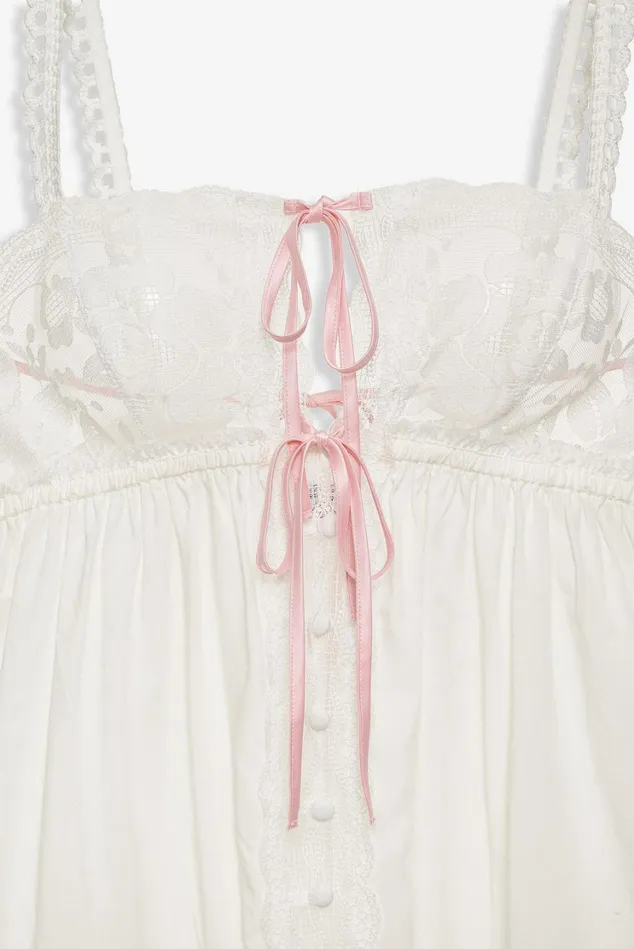 Women Alexa Slip Dress White For Love and Lemons Lingerie Women Alexa Slip Dress White For Love and Lemons Lingerie