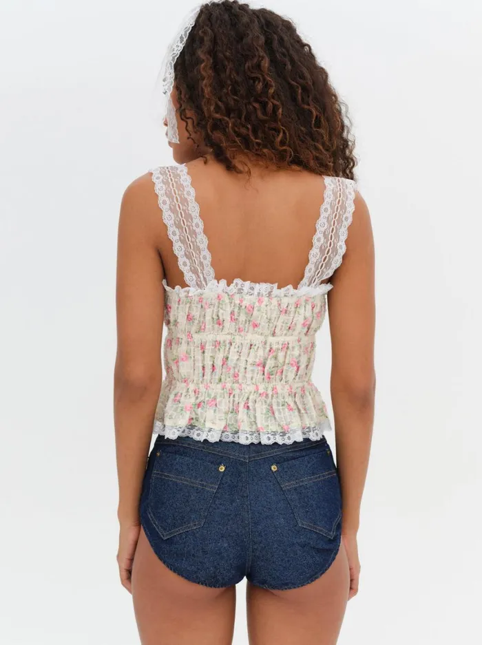Women Amelia Top White For Love and Lemons Tops Women Amelia Top White For Love and Lemons Tops
