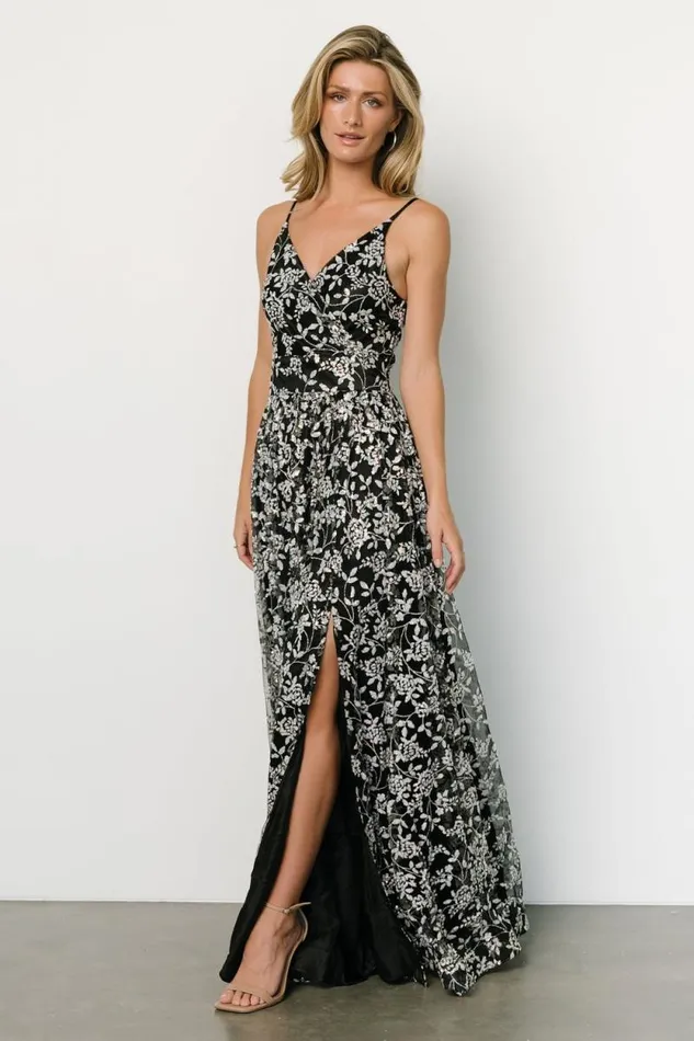 Women Angel Shimmer Gown Black Baltic Born Tulle Styles