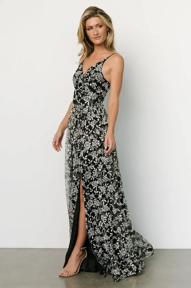 Women Angel Shimmer Gown Black Baltic Born Tulle Styles