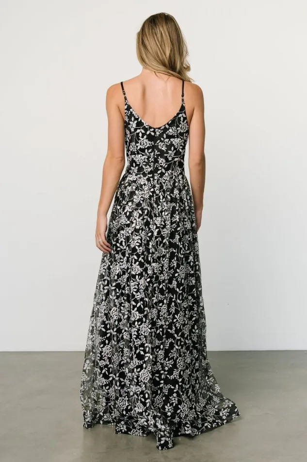 Women Angel Shimmer Gown Black Baltic Born Tulle Styles