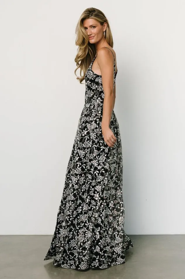 Women Angel Shimmer Gown Black Baltic Born Tulle Styles