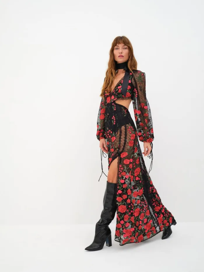 Women Araceli Maxi Dress Black For Love and Lemons Dresses Women Araceli Maxi Dress Black For Love and Lemons Dresses