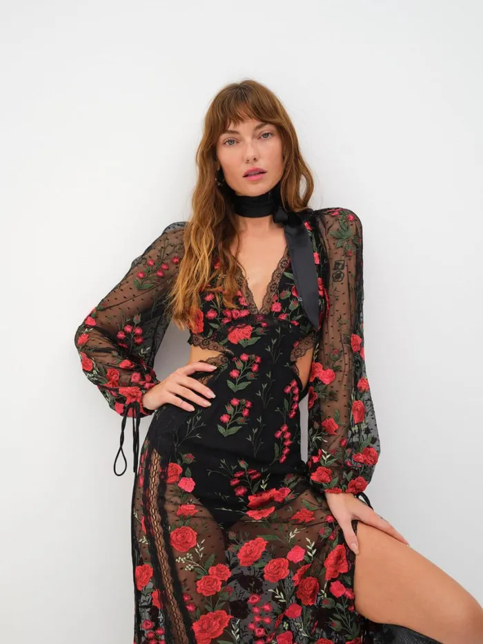 Women Araceli Maxi Dress Black For Love and Lemons Dresses Women Araceli Maxi Dress Black For Love and Lemons Dresses