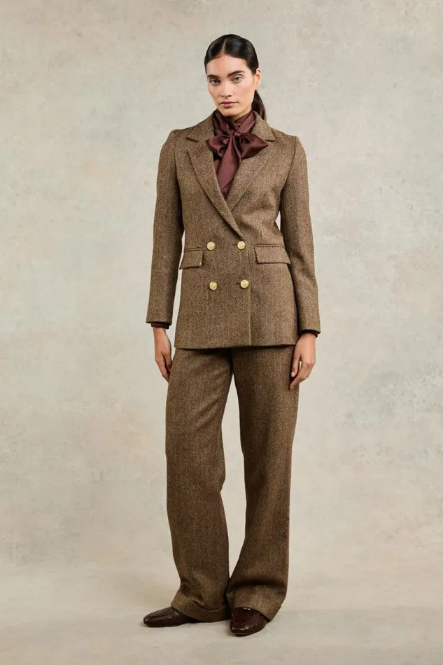 Women Ariella Blouse Chocolate Holland Cooper Shirts and Blouses Women Ariella Blouse Chocolate Holland Cooper Shirts and Blouses