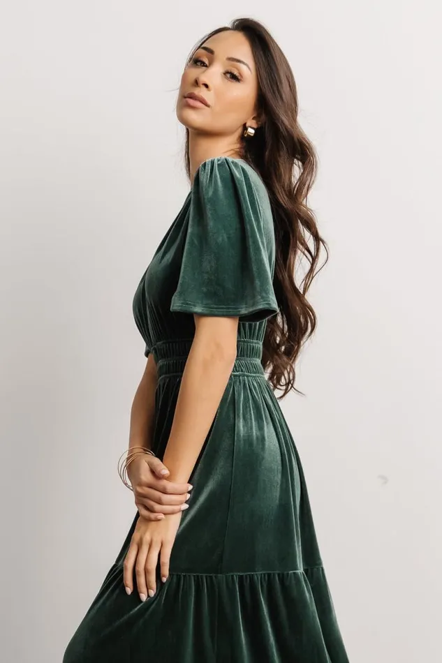 Women Artemis Velvet Maxi Dress Deep Lagoon Baltic Born Maxi Dresses Women Artemis Velvet Maxi Dress Deep Lagoon Baltic Born Maxi Dresses