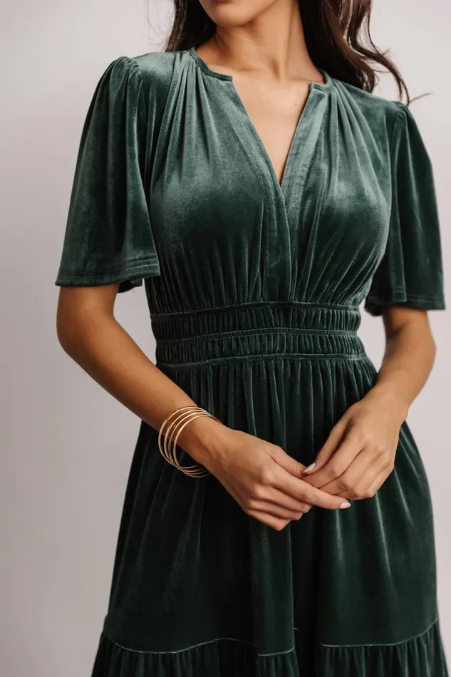 Women Artemis Velvet Maxi Dress Deep Lagoon Baltic Born Maxi Dresses Women Artemis Velvet Maxi Dress Deep Lagoon Baltic Born Maxi Dresses