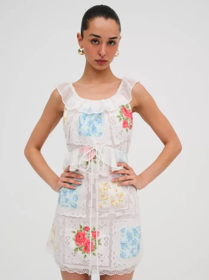 Women Aviana Mini Dress White For Love and Lemons Dresses