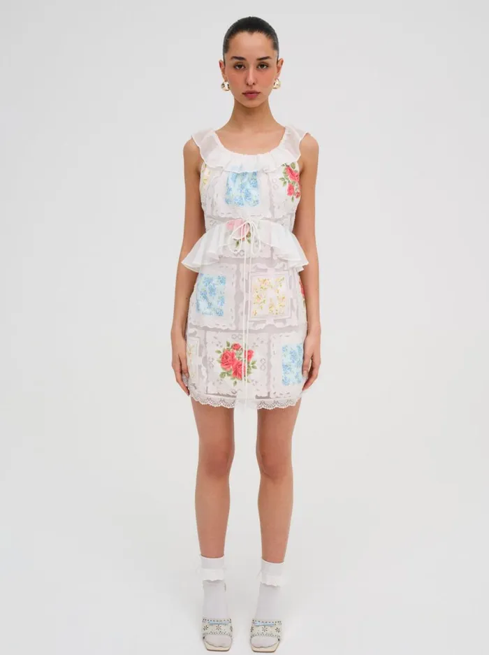 Women Aviana Mini Dress White For Love and Lemons Dresses Women Aviana Mini Dress White For Love and Lemons Dresses