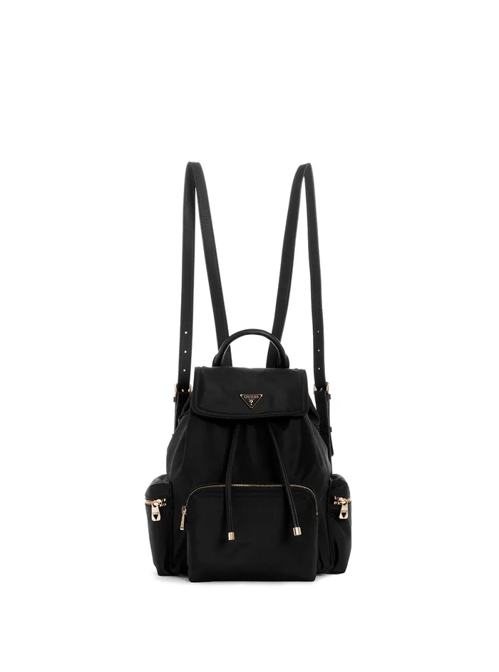 Women Backpacks GUESS Eco Black Gemma Backpack
