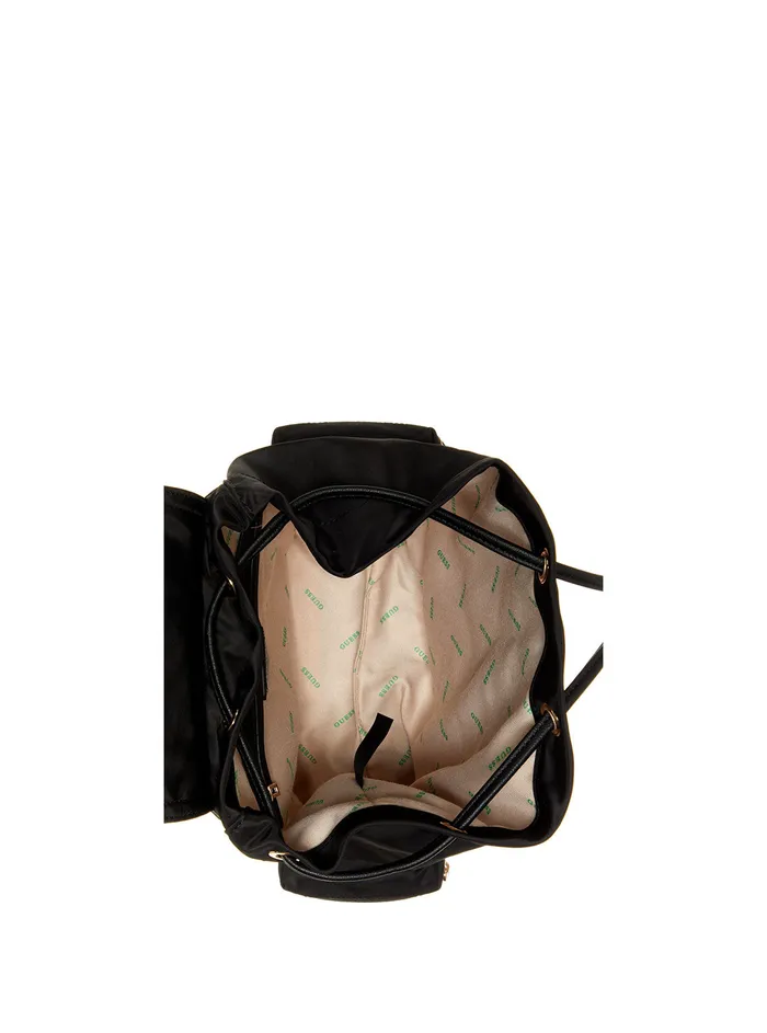 Women Backpacks GUESS Eco Black Gemma Backpack Women Backpacks GUESS Eco Black Gemma Backpack