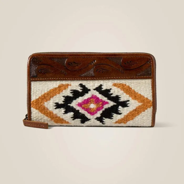 Women Bags and Wallets Ariat Wool Blanket Wallet Multi