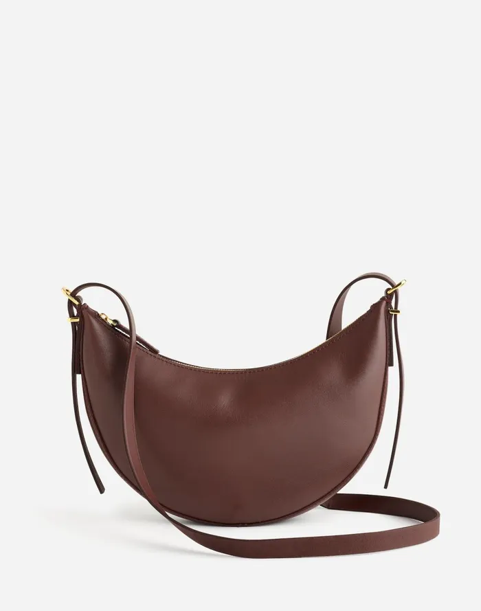 Women Bags Madewell The Essential Convertible Top Handle Crossbody Mini Bag Chocolate Raisin