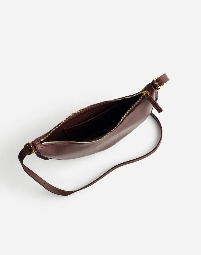 Women Bags Madewell The Essential Convertible Top Handle Crossbody Mini Bag Chocolate Raisin
