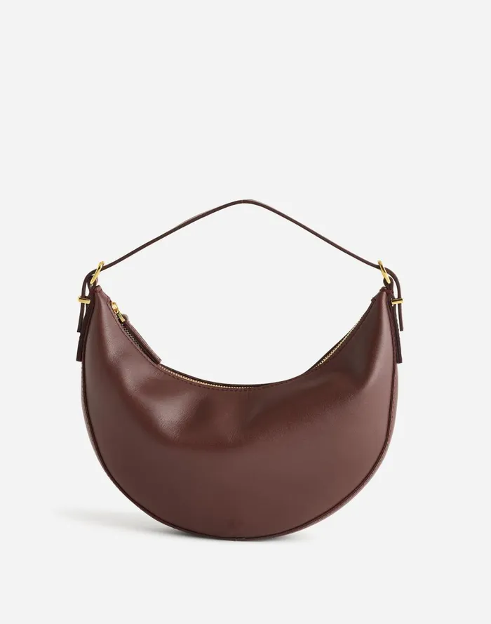Women Bags Madewell The Essential Convertible Top Handle Crossbody Mini Bag Chocolate Raisin