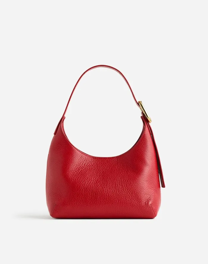 Women Bags Madewell The SculpturalBuckle Shoulder Bag Bright Ember