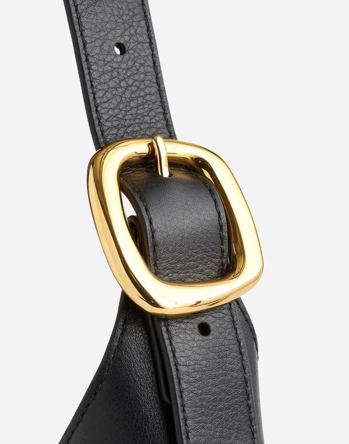 Women Bags Madewell The SculpturalBuckle Shoulder Bag True Black