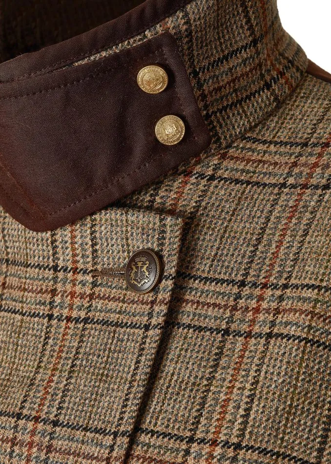 Women Balmoral Field Coat Bourbon Tweed Holland Cooper Coats