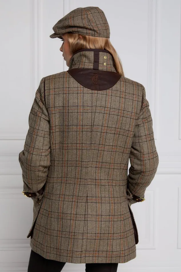 Women Balmoral Field Coat Bourbon Tweed Holland Cooper Coats