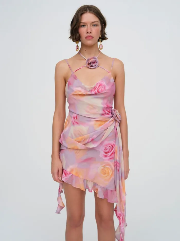 Women Beate Mini Dress Pink For Love and Lemons Dresses