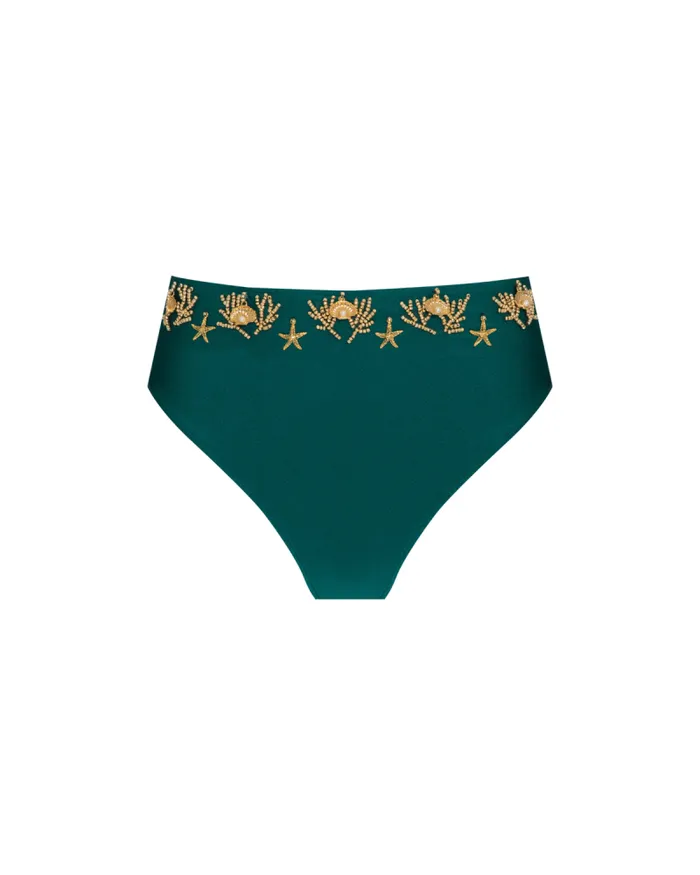 Women Bikinis PatBO PORTOFINO HANDBEADED BIKINI BOTTOM Galapagos