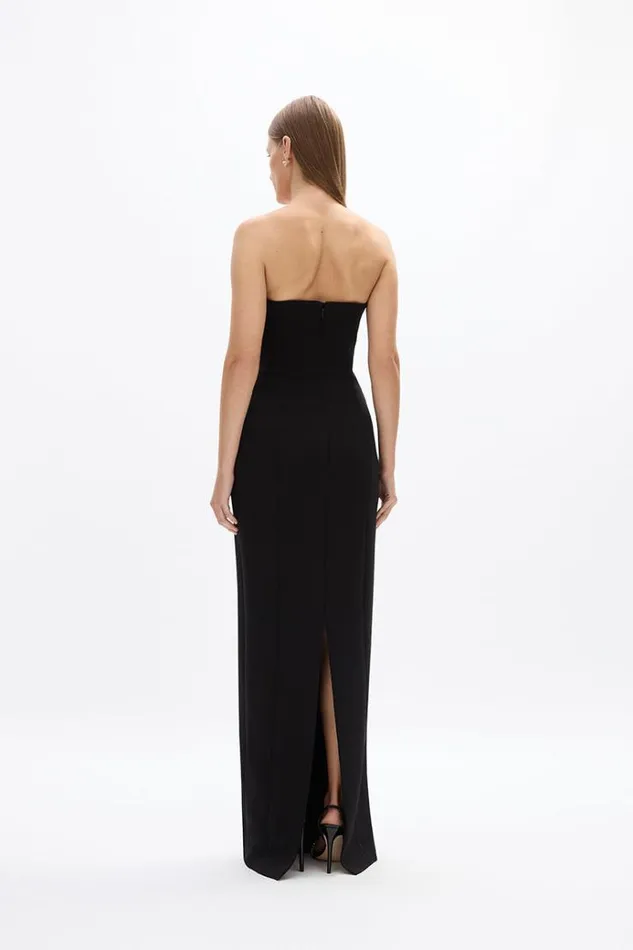 Women Black Dresses Rachel Gilbert Atticus Gown Black