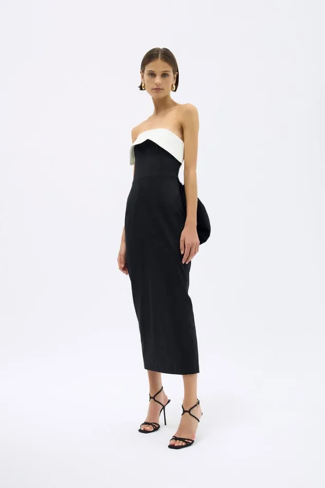Women Black Dresses Rachel Gilbert BIRDIE DRESS Women Black Dresses Rachel Gilbert BIRDIE DRESS