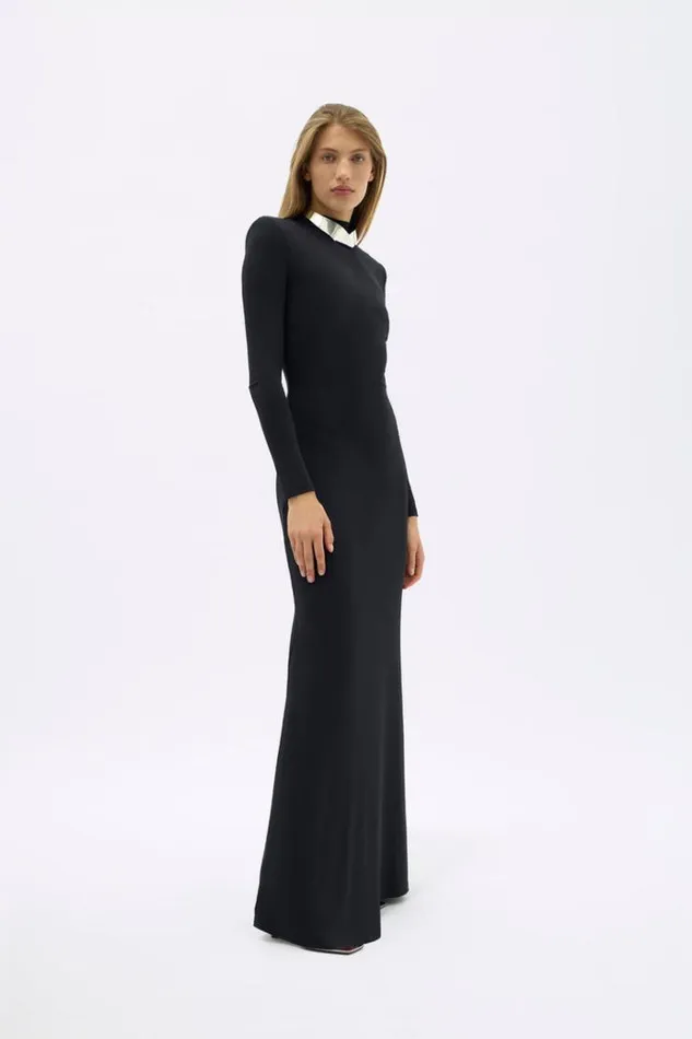Women Black Dresses Rachel Gilbert CLOVE GOWN Women Black Dresses Rachel Gilbert CLOVE GOWN