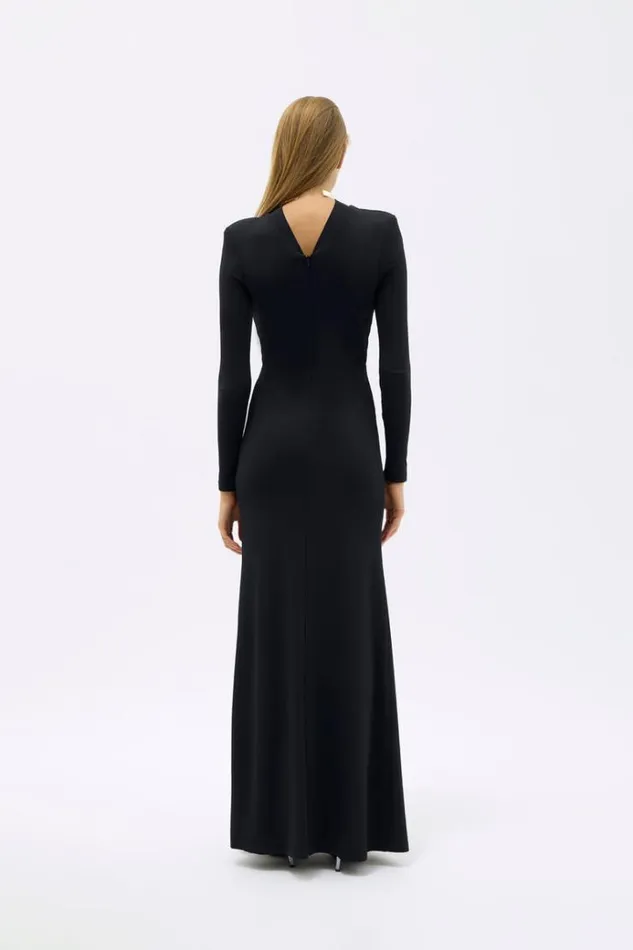 Women Black Dresses Rachel Gilbert CLOVE GOWN Women Black Dresses Rachel Gilbert CLOVE GOWN