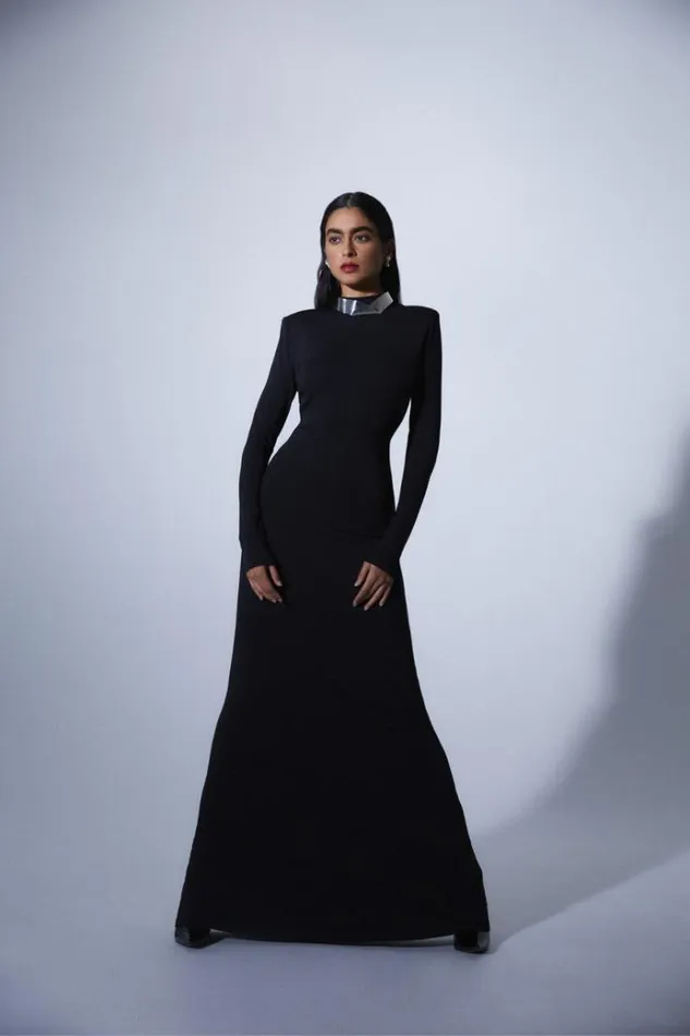 Women Black Dresses Rachel Gilbert CLOVE GOWN Women Black Dresses Rachel Gilbert CLOVE GOWN