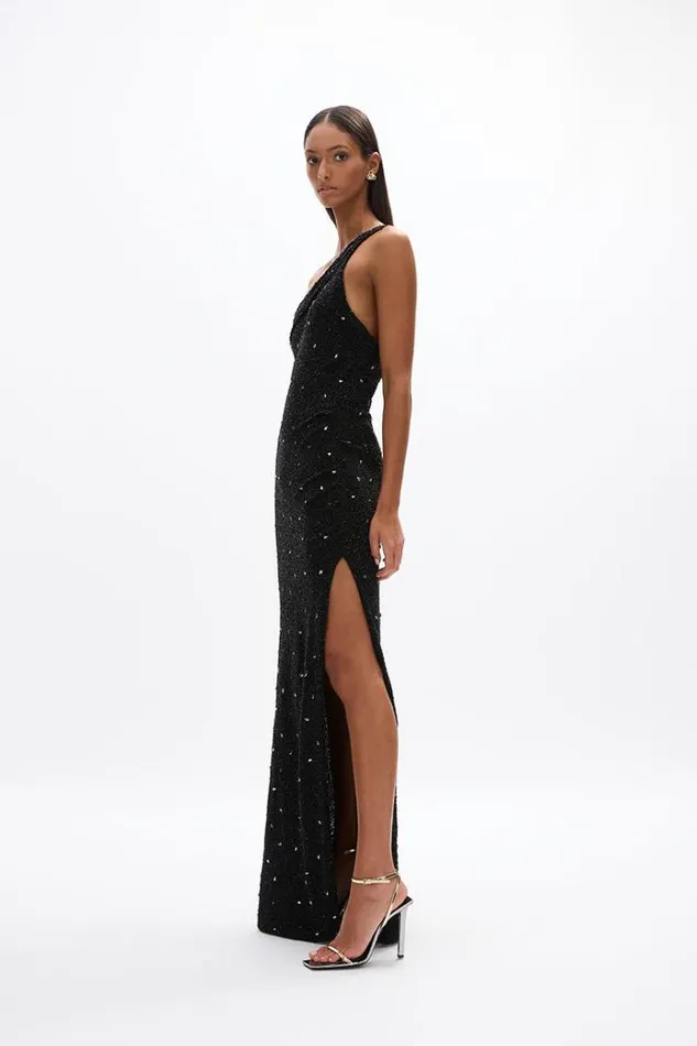 Women Black Dresses Rachel Gilbert Kaito Gown Black Women Black Dresses Rachel Gilbert Kaito Gown Black