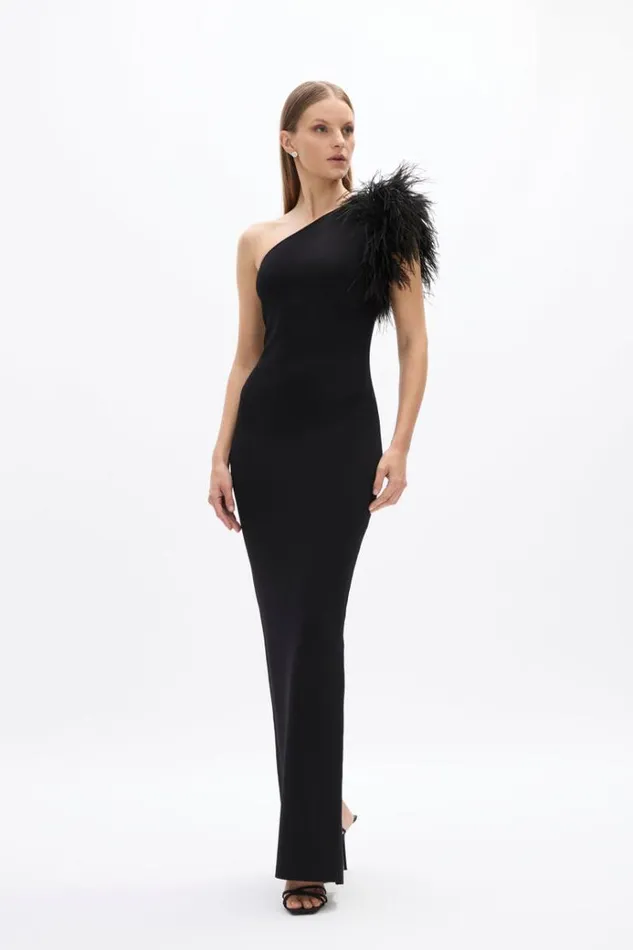 Women Black Dresses Rachel Gilbert Rachel Gilbert ELCIE GOWN 8211 BLACK