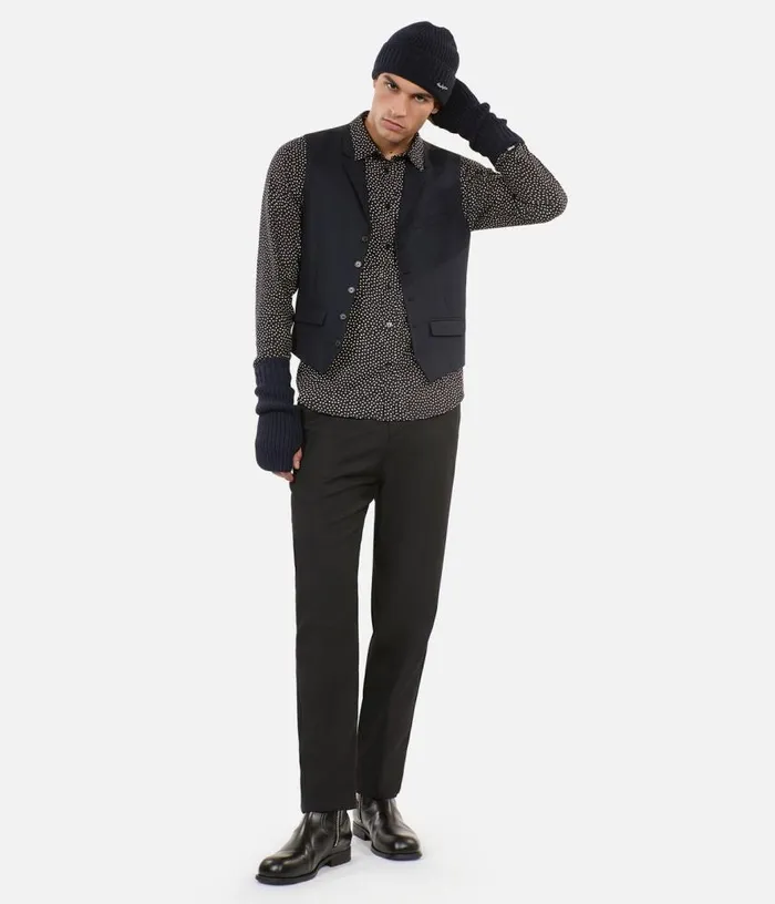 Women Blue Wool Beanie THE KOOPLES Hats and Scarves