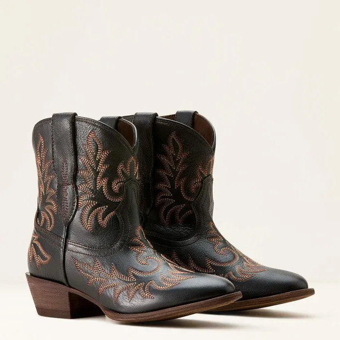 Women Booties Ariat Carlin Bootie Luxe Black Women Booties Ariat Carlin Bootie Luxe Black