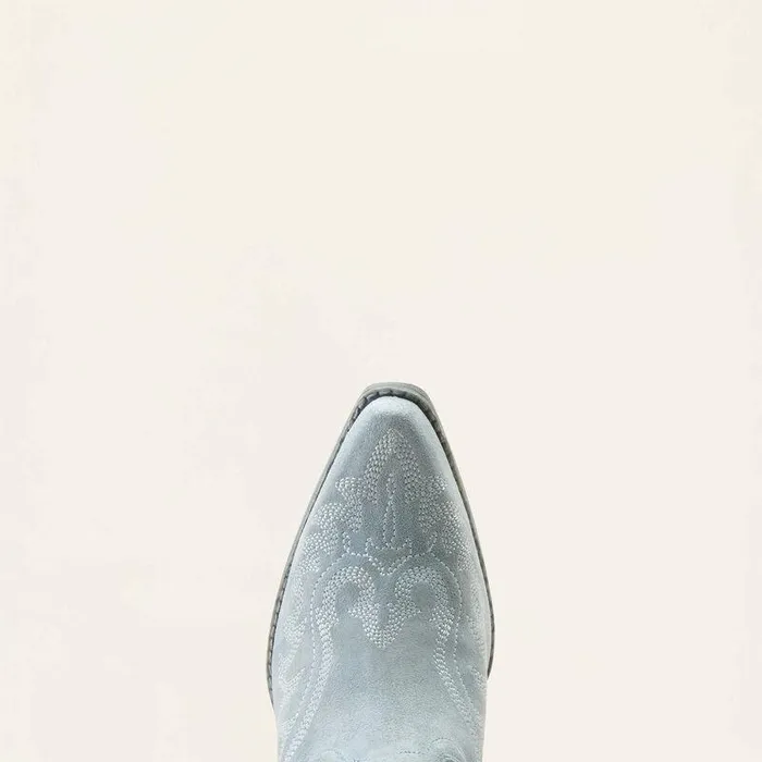 Women Booties Ariat Chandler Western Boot Baby Blue Jean Suede Women Booties Ariat Chandler Western Boot Baby Blue Jean Suede