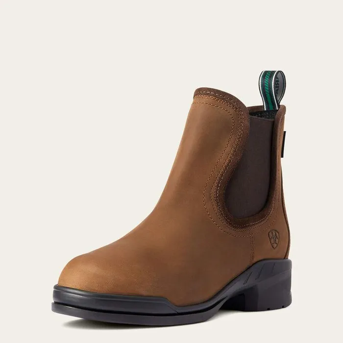 Women Booties Ariat Keswick Steel Toe Paddock Boot Distressed Brown