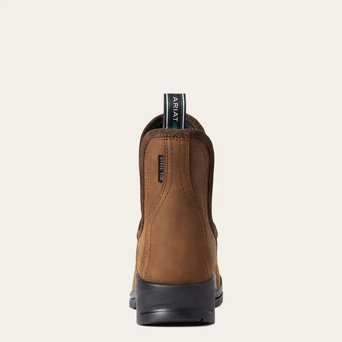 Women Booties Ariat Keswick Steel Toe Paddock Boot Distressed Brown