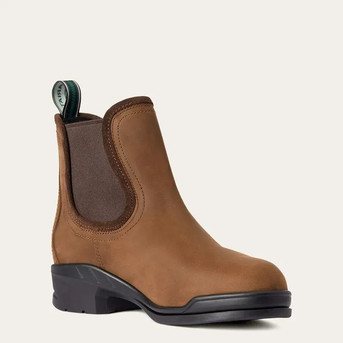 Women Booties Ariat Keswick Steel Toe Paddock Boot Distressed Brown