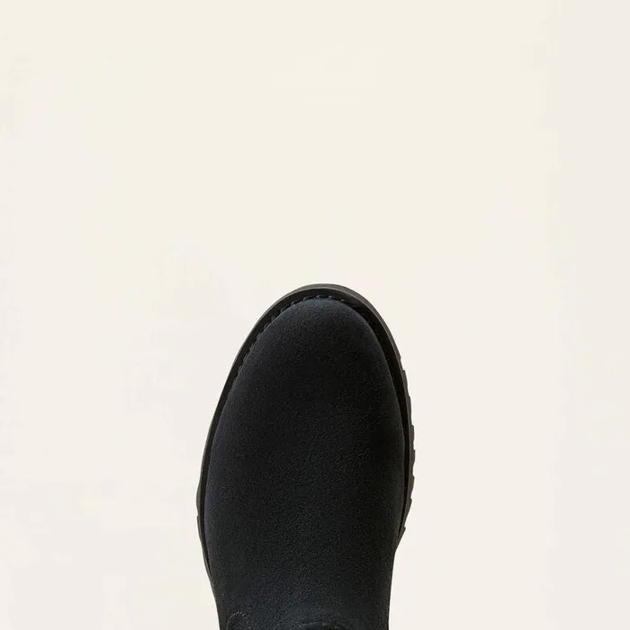 Women Booties Ariat Wexford Lug Waterproof Chelsea Boot Black