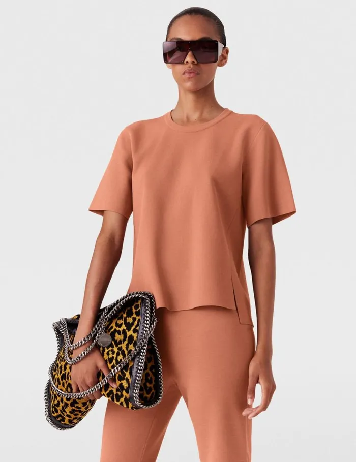 Women Boxy Short Sleeve Tshirt Blush Stella McCartney Sweatshirts And TShirts Women Boxy Short Sleeve Tshirt Blush Stella McCartney Sweatshirts And TShirts