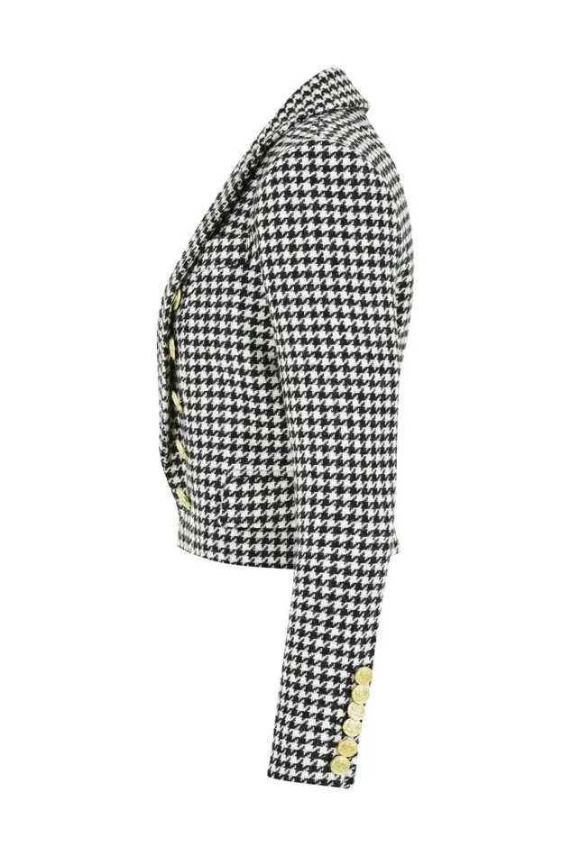 Women Brompton Jacket Houndstooth Holland Cooper Tailoring