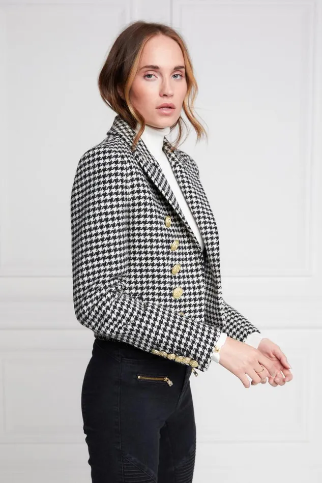 Women Brompton Jacket Houndstooth Holland Cooper Tailoring