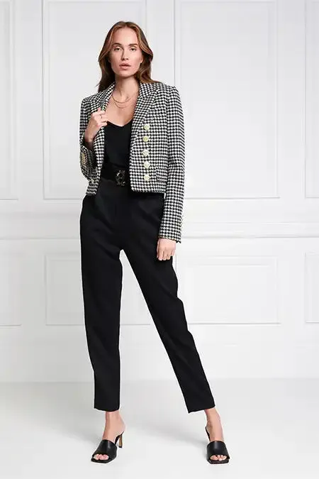 Women Brompton Jacket Houndstooth Holland Cooper Tailoring