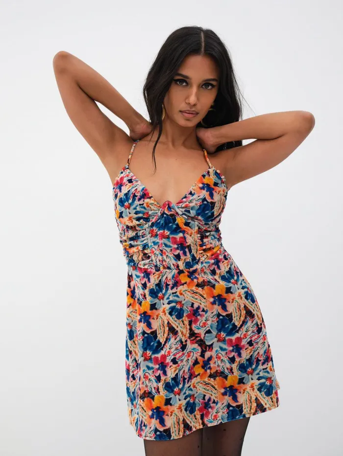 Women Brooklyn Mini Dress Multi For Love and Lemons Dresses