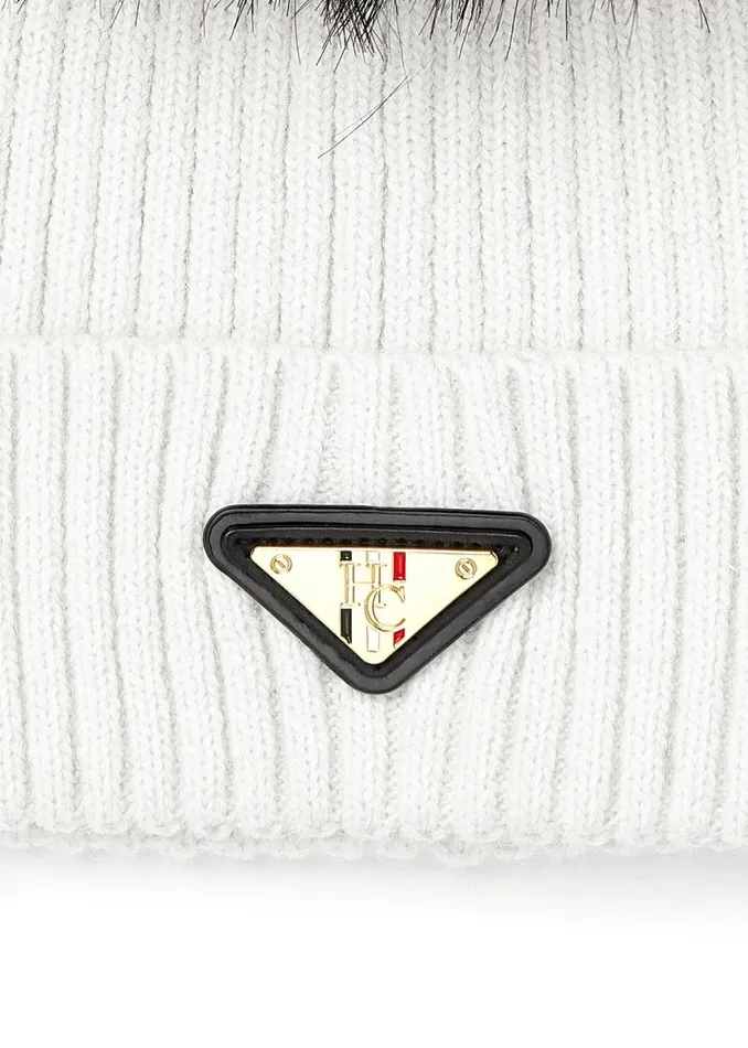Women Burghley Bobble Hat Cream Holland Cooper Hats and Headbands Women Burghley Bobble Hat Cream Holland Cooper Hats and Headbands