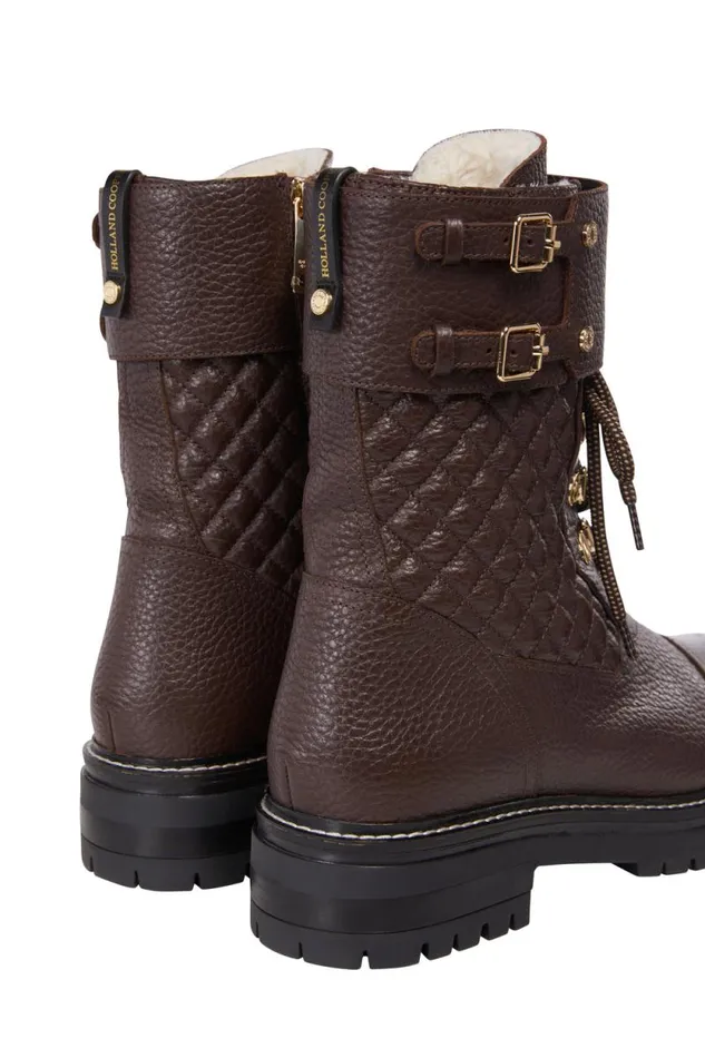 Women Camden Biker Boot Chocolate Holland Cooper Boots Women Camden Biker Boot Chocolate Holland Cooper Boots