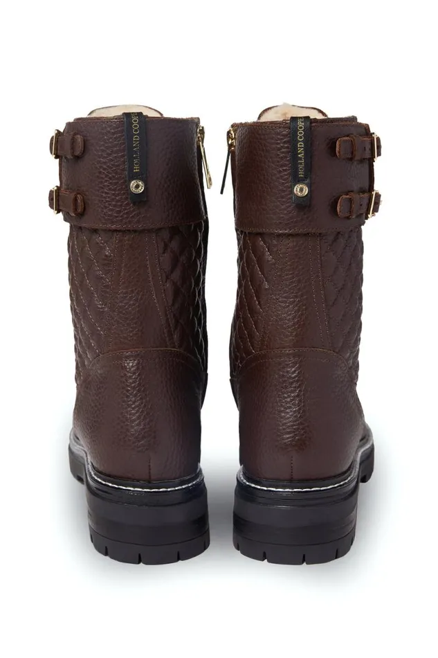 Women Camden Biker Boot Chocolate Holland Cooper Boots Women Camden Biker Boot Chocolate Holland Cooper Boots