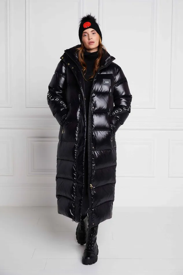 Women Camden Longline Coat Black Holland Cooper Coats