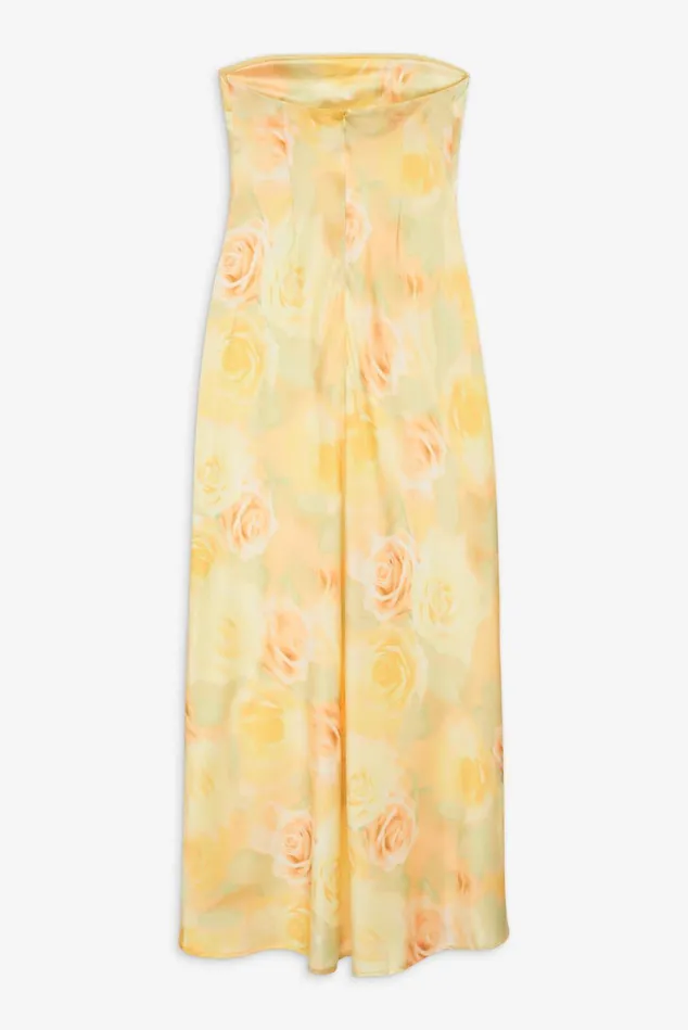 Women Carla Strapless Maxi Dress Yellow For Love and Lemons Dresses Women Carla Strapless Maxi Dress Yellow For Love and Lemons Dresses