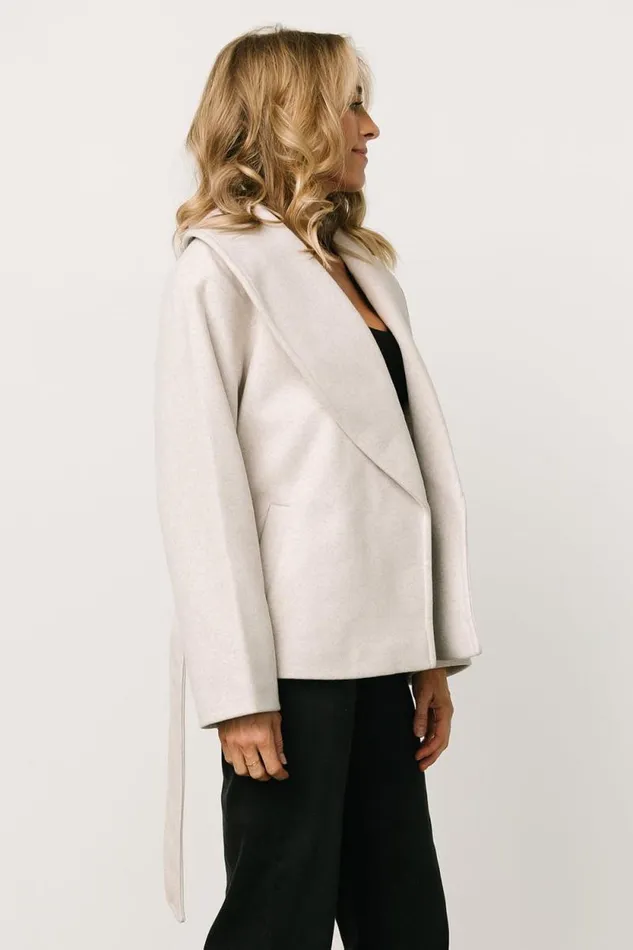 Women Cartwright Belted Jacket Light Beige Baltic Born Outerwear Women Cartwright Belted Jacket Light Beige Baltic Born Outerwear